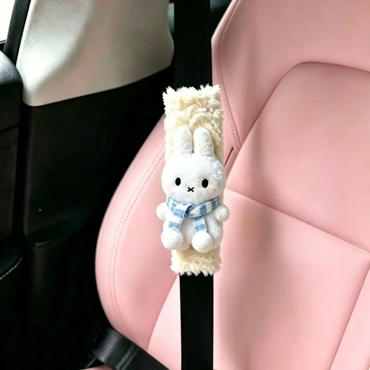 Miffy Rabbit Car Seat Belt Shoulder Cover - MyPetDollar.com