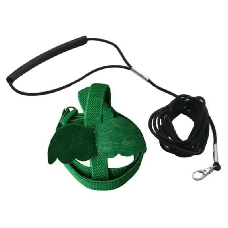 Adjustable Parrot Bird Harness Lead Set – 7 Colors