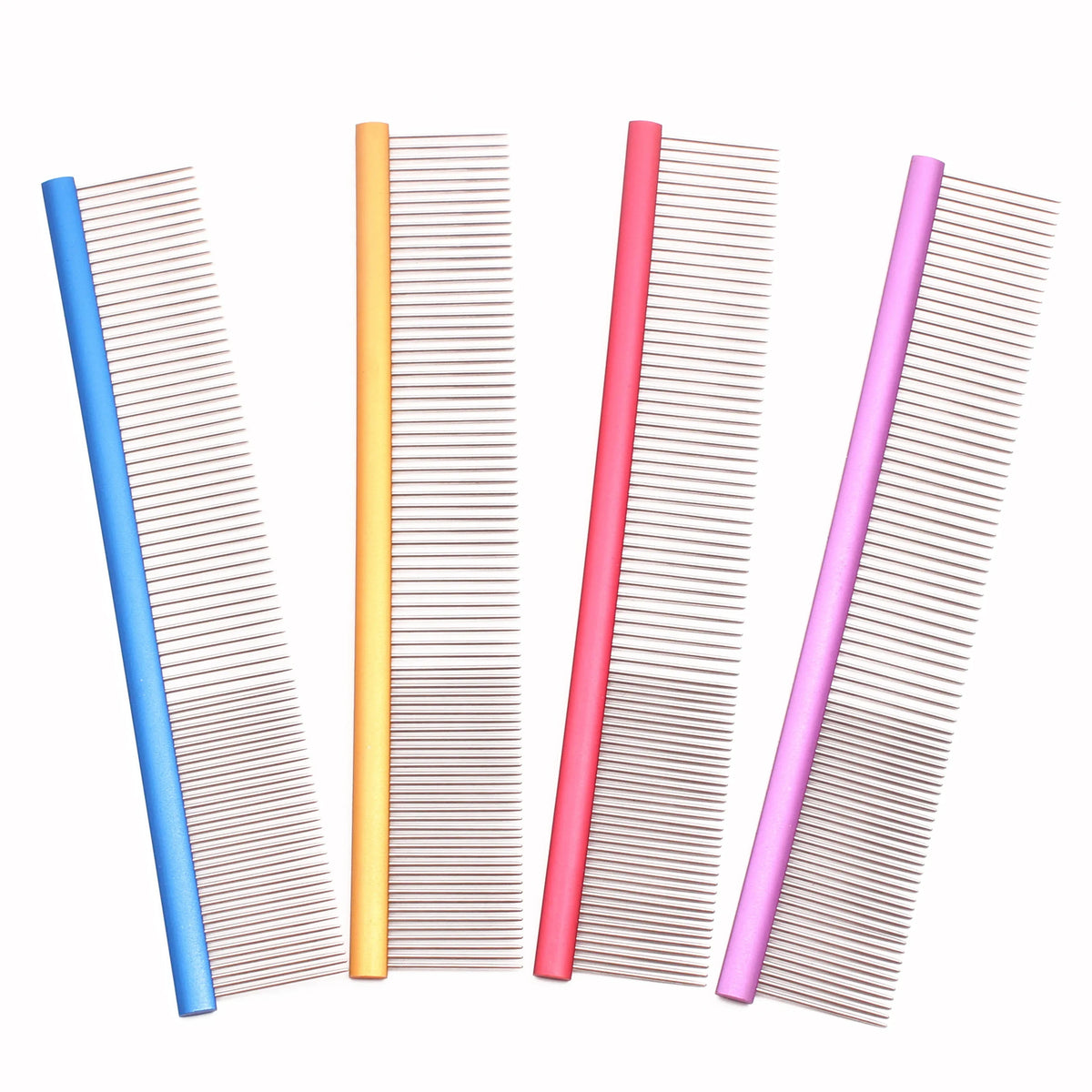Pet Comb Aluminium Handle Dog Grooming Comb - MyPetDollar.com
