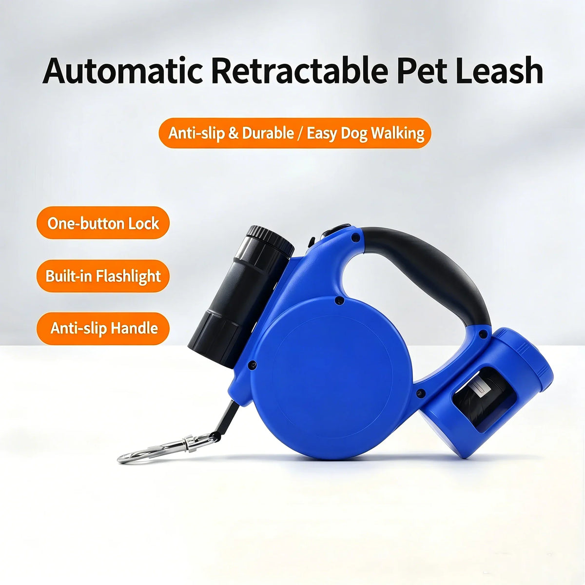 Durable Pet Leash, Nylon Retractable Dog Lead – Dog Leashes & Leads