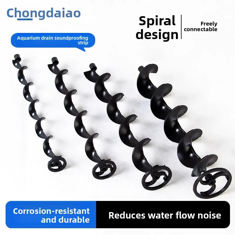 Spiral Sound Reduction Strip Aquarium Bottom - MyPetDollar.com