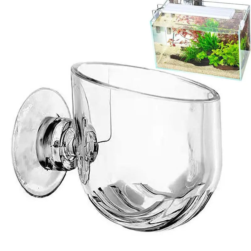 Aquarium Decoration Plant Cup Pot Acrylic - MyPetDollar.com