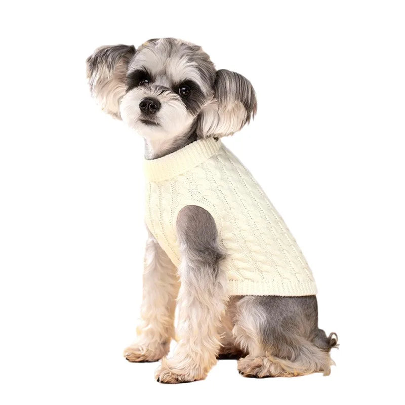 Warm Dog Sweaters for Small Dogs Turtleneck - MyPetDollar.com