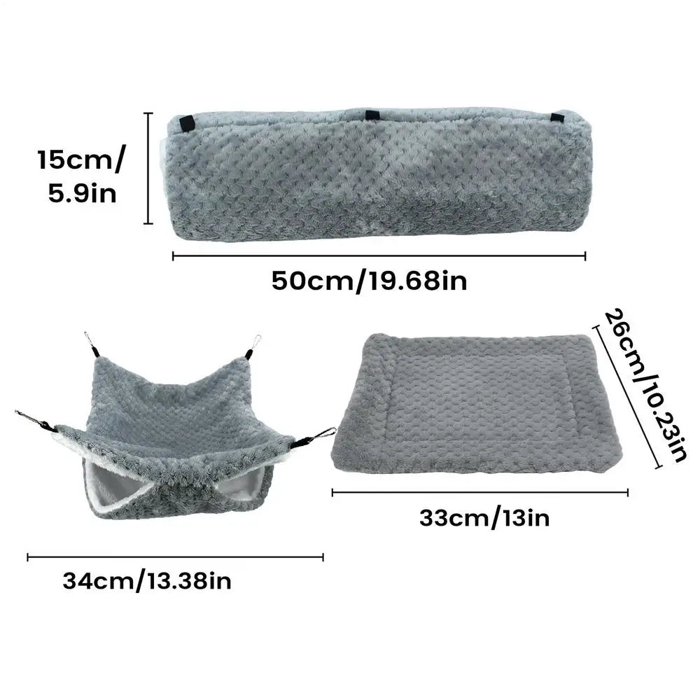 Warm Small Animal Hanging Bed Hamster Bed Cave