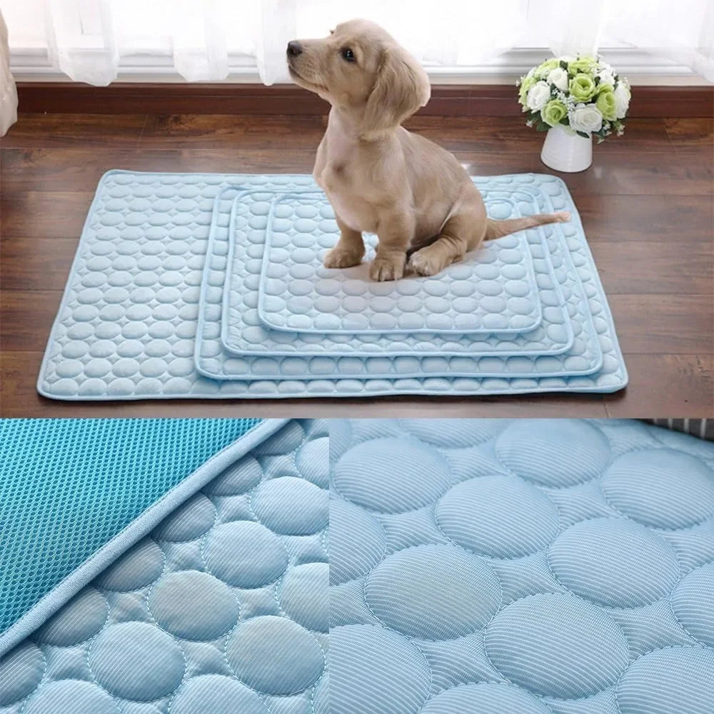 Summer Pet Mat Cooling Dog Pad For Dogs Cat - MyPetDollar.com