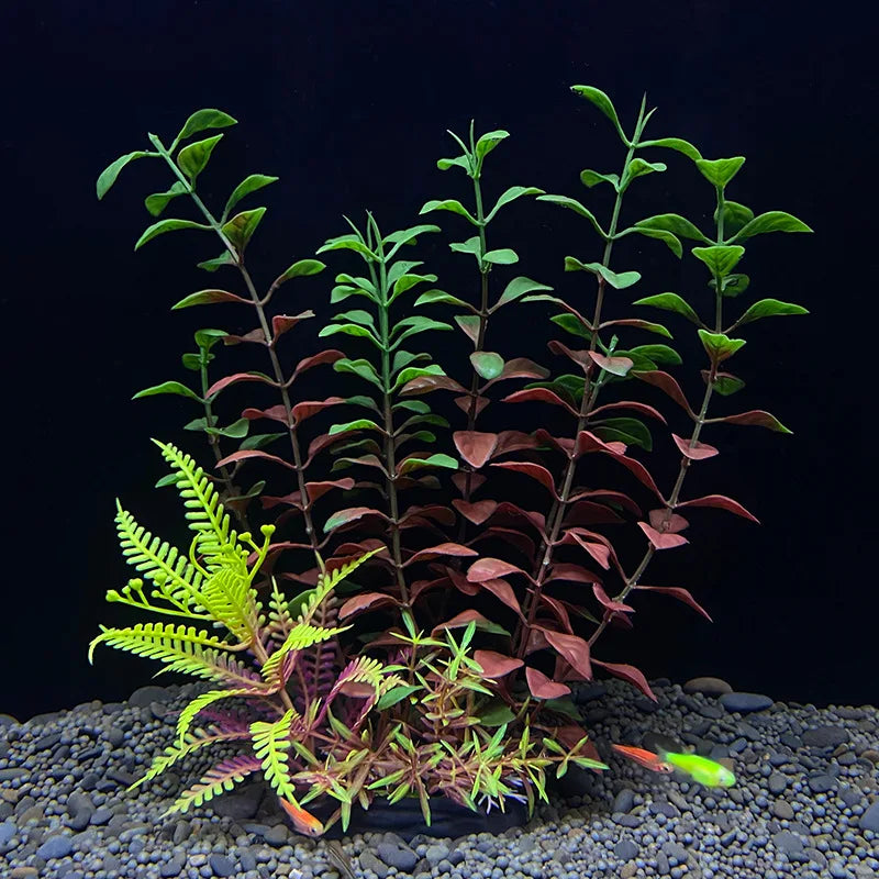 Artificial Aquarium Decor Plants Plastic - MyPetDollar.com