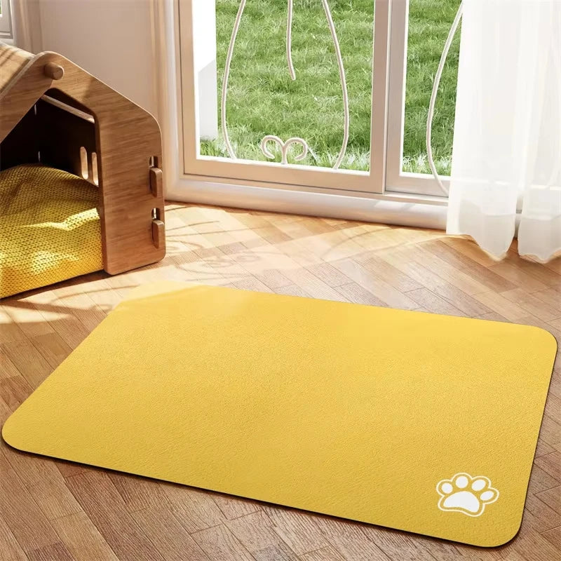 VIKAMA Gray Minimalist Pet Feeding Mat - MyPetDollar.com