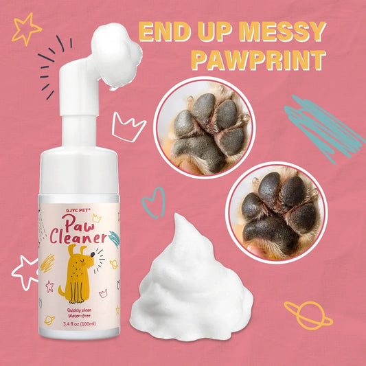 Pet Paw Cleaner Foam - No-Rinse Waterless - MyPetDollar.com