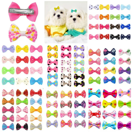 10/20Pcs Dot Pet Grooming Hair Clips Dog Cat - MyPetDollar.com