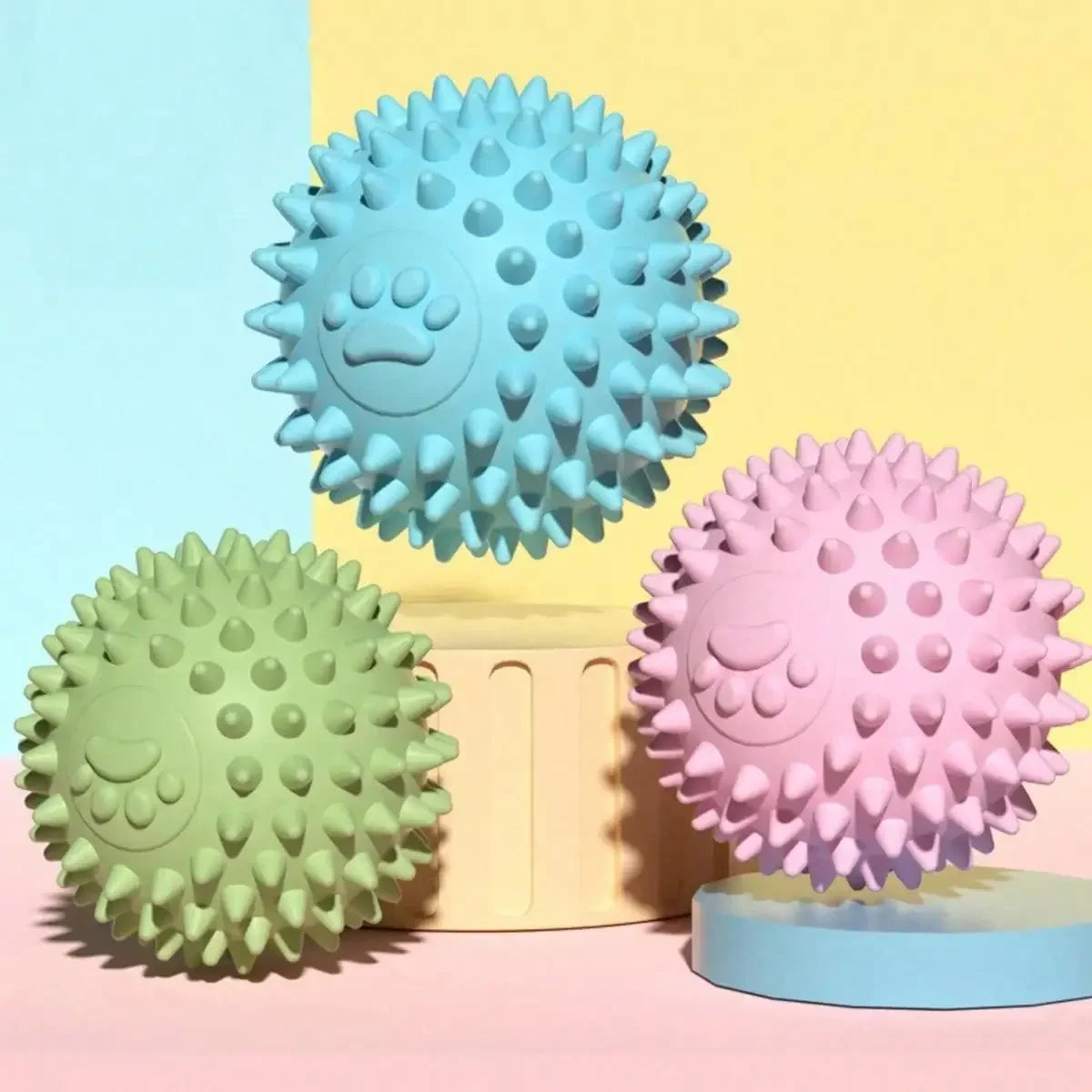1Pcs/2Pcs Dog Chew Toys Set Spiky Bone & - MyPetDollar.com