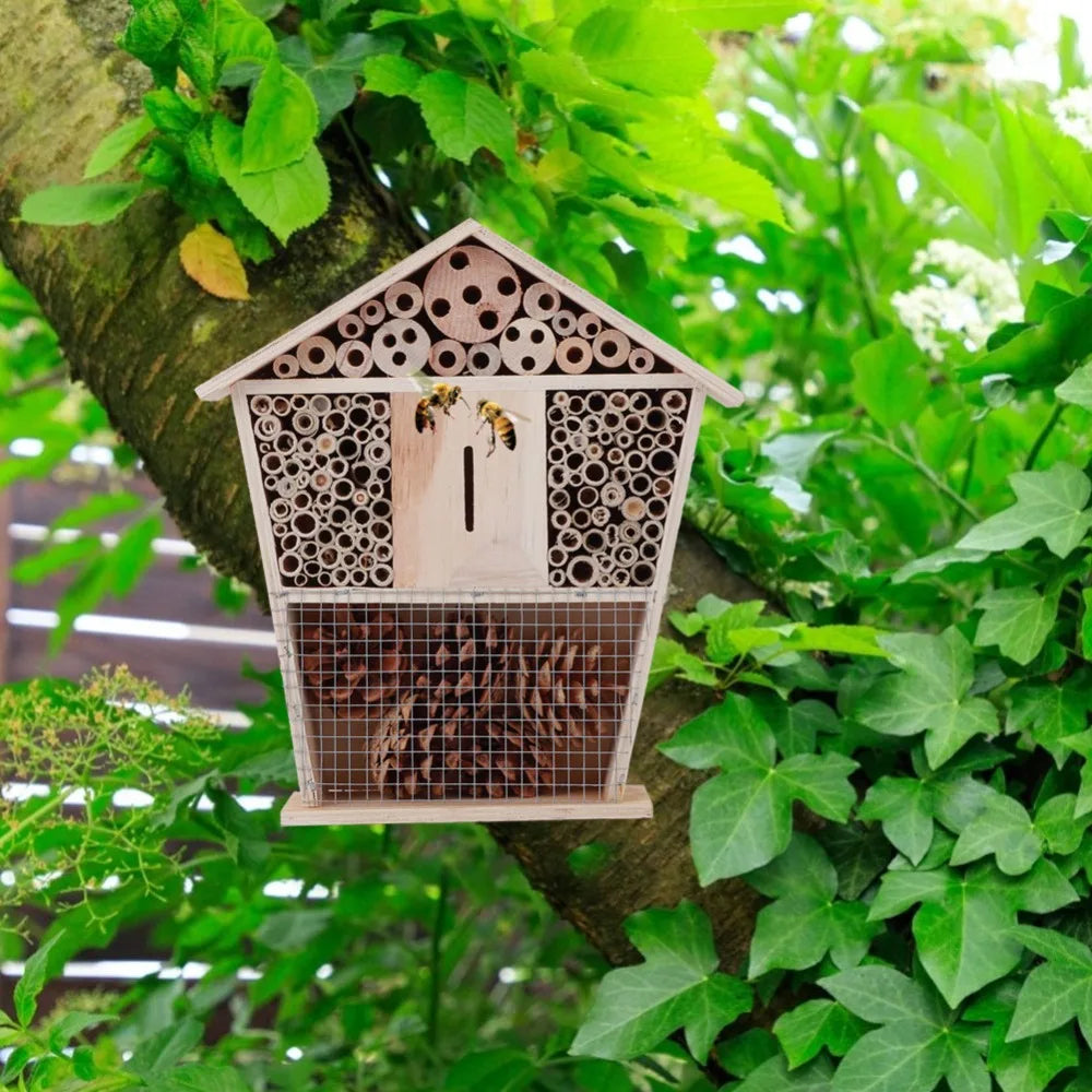 Pine Wood Wooden Small Garden Fauna House - MyPetDollar.com