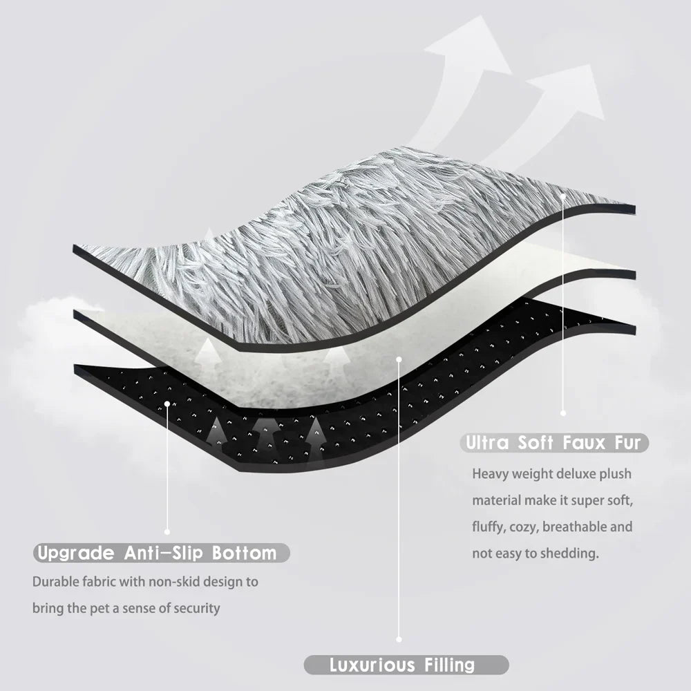 Dog Bed Pet Mat Pet Bed Washable Plush Pet - MyPetDollar.com