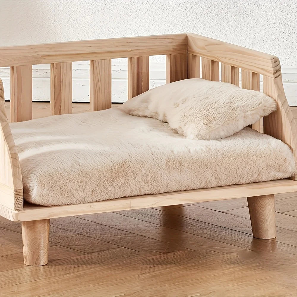 Pet Dog House Wooden Cat Bed Cat Rest Sofa - MyPetDollar.com