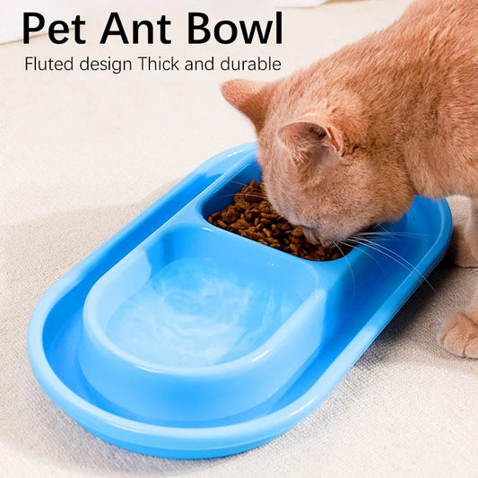 Pet Double Rice Bowl Sturdy Durable Ant - MyPetDollar.com