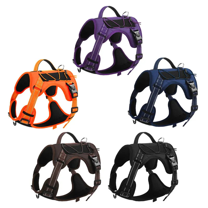 New Reflective Tactical Dog Harness No Pull - MyPetDollar.com