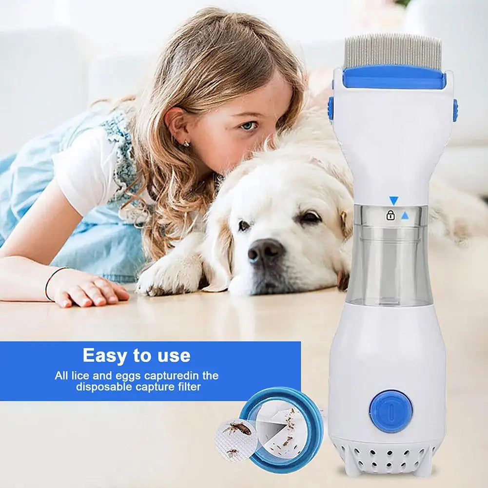 Electric Pet Lice Grabber Comb Physical - MyPetDollar.com