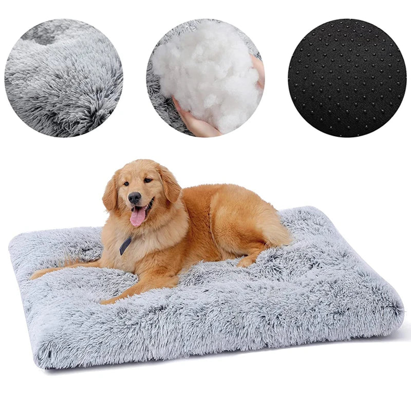 Plush Warm Dogs Sleeping Bed Mat Soft Fleece - MyPetDollar.com