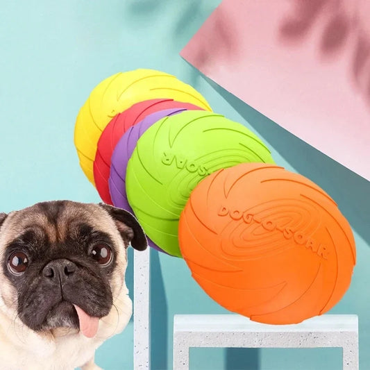 Pet Dog Flying Disk Toy Silicone Material - MyPetDollar.com