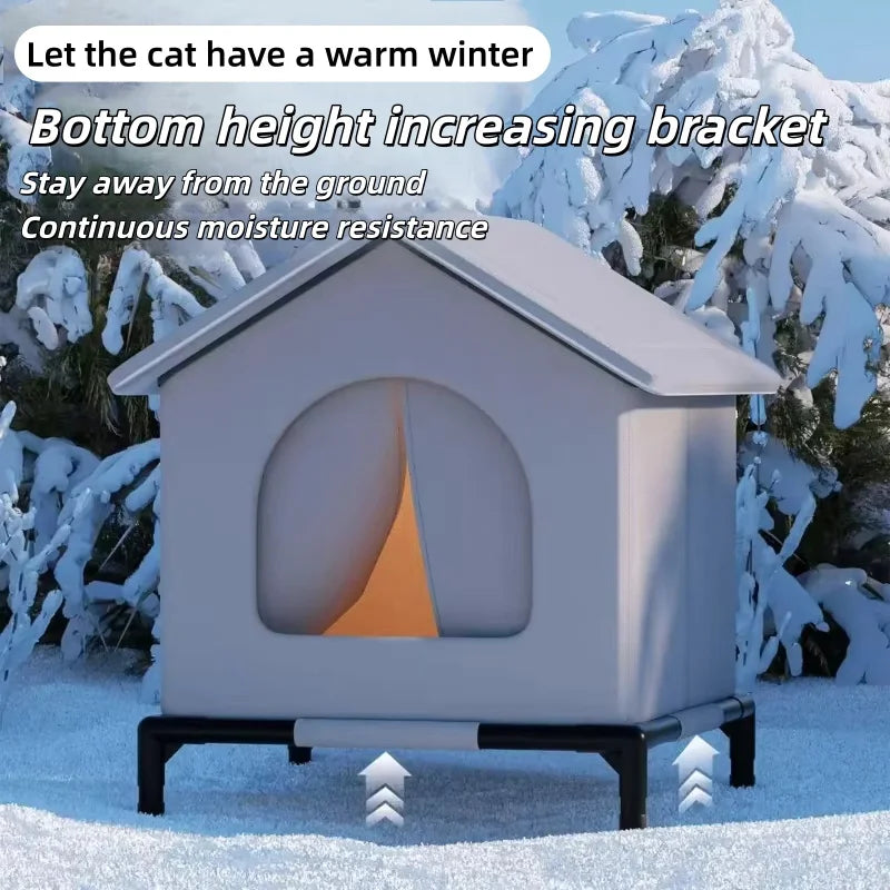 Washable Winter Warm Waterproof Stray Cat & Dog Home – view 2