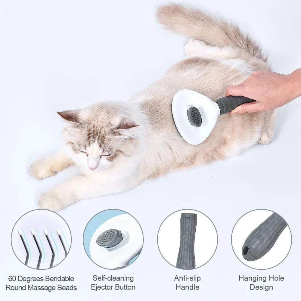 Self Cleaning Slicker Brush for Dogs and - MyPetDollar.com