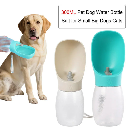 Pet Dog Water Bottle 300ML Puppy Drinking - MyPetDollar.com
