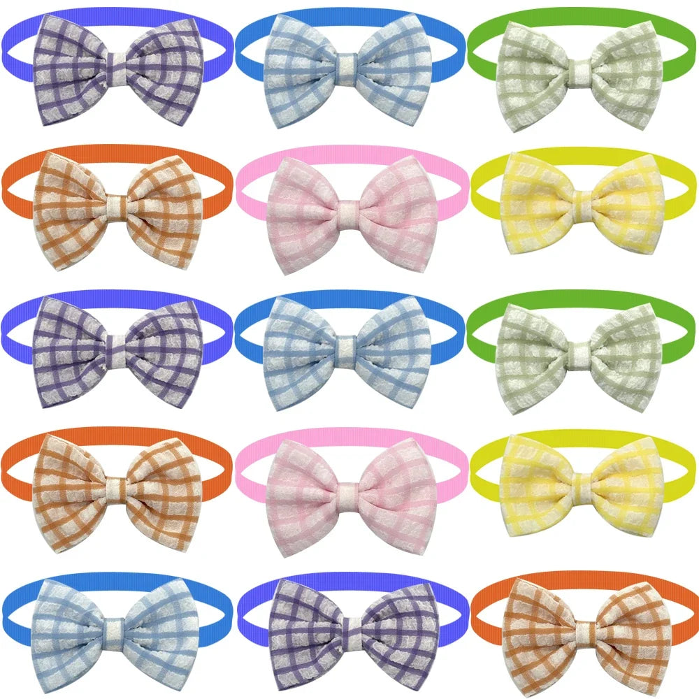 50/100PCS Dog Cat Bowties Adjustable Daily - MyPetDollar.com
