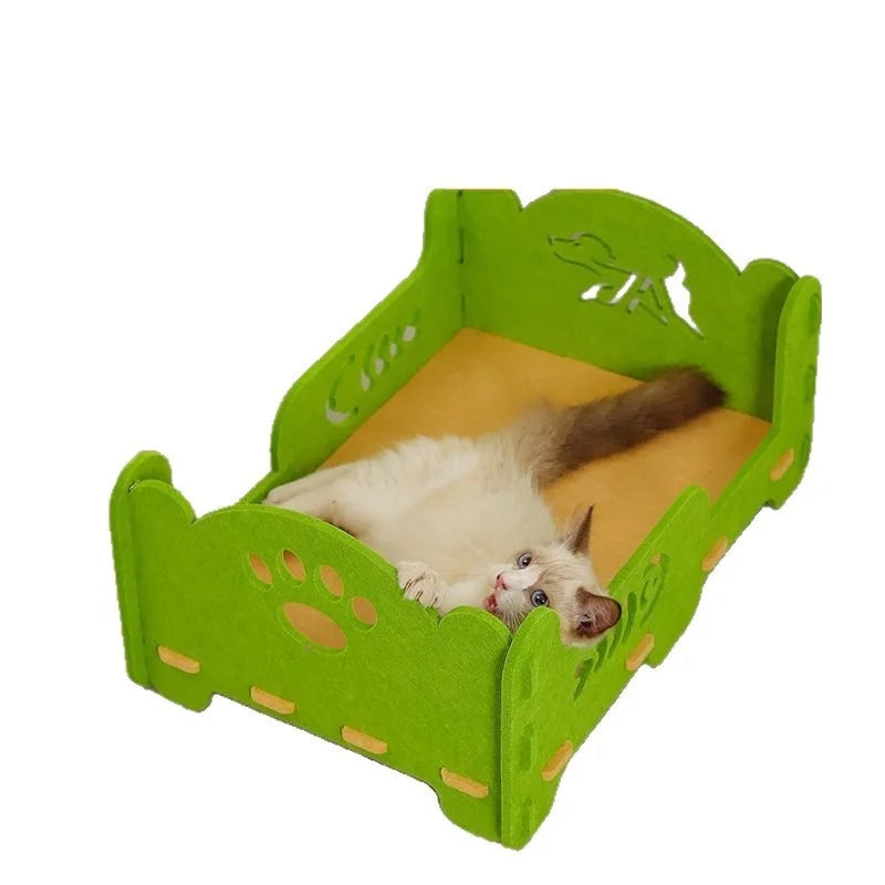 2-Layer Felt Cat House Indoor - MyPetDollar.com