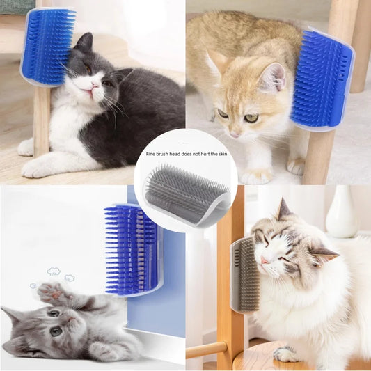 Self Cleaning Cat Massage Tool Wall Corner - MyPetDollar.com