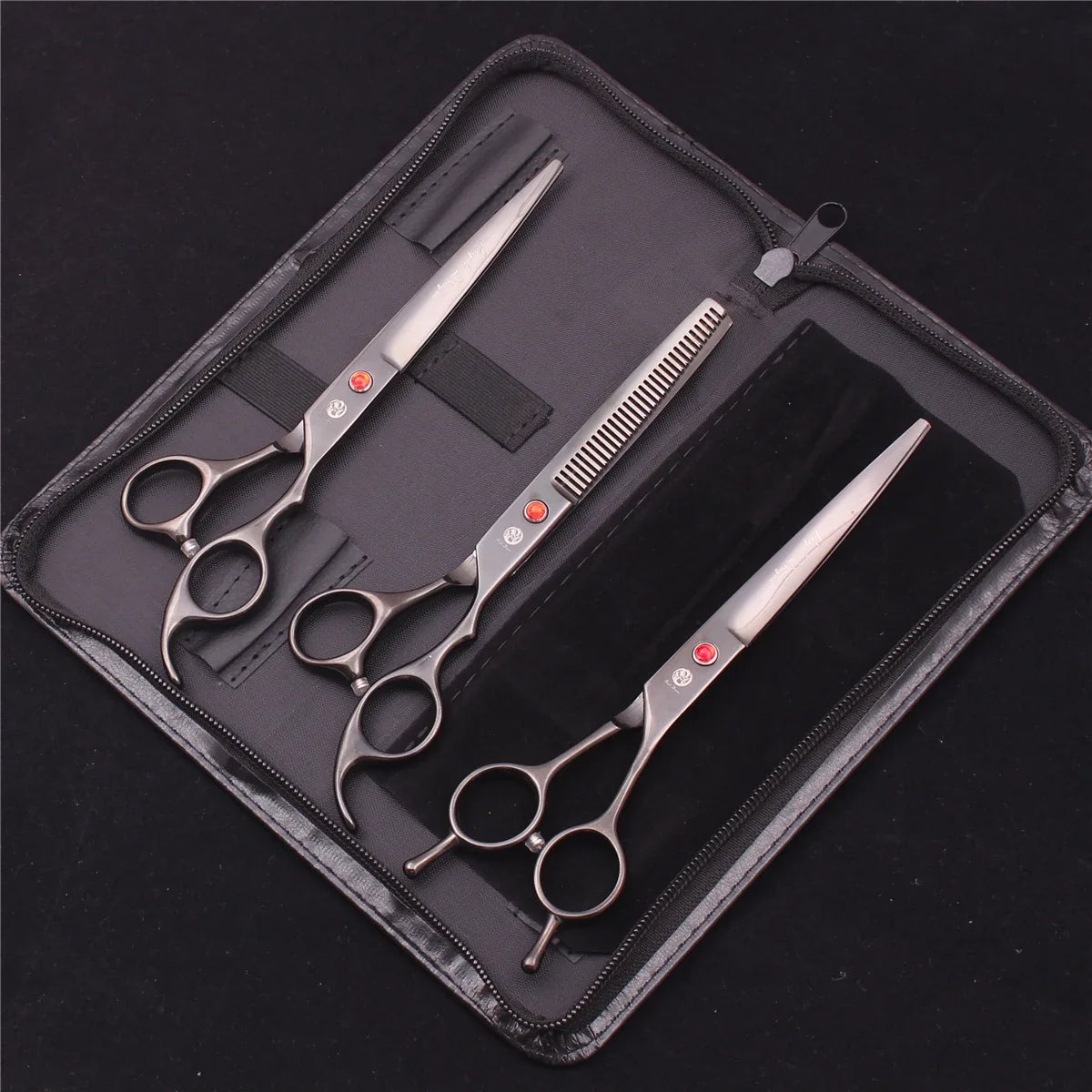 Purple Dragon Dog Grooming Scissors Kit 7" - MyPetDollar.com