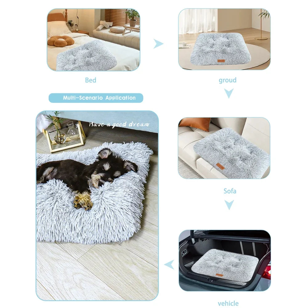 Dog Bed Pet Mat Pet Bed Washable Plush Pet - MyPetDollar.com