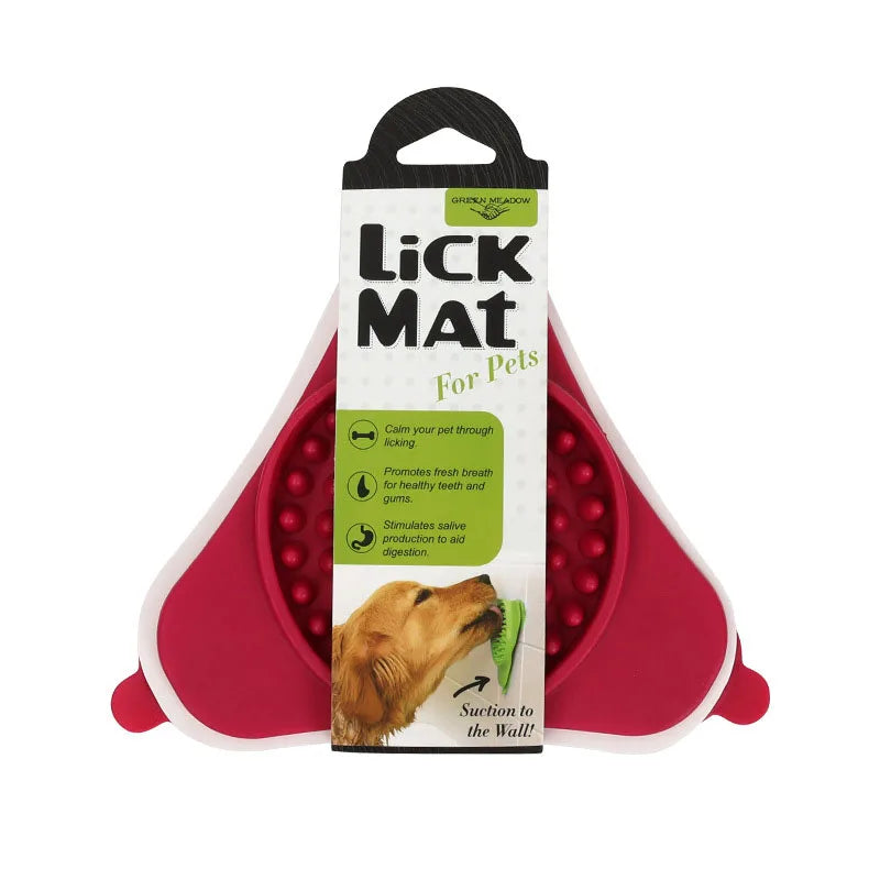 Pet Licking Mat Slow Feeder with Suction Cup – Dog Bowls & Feeders