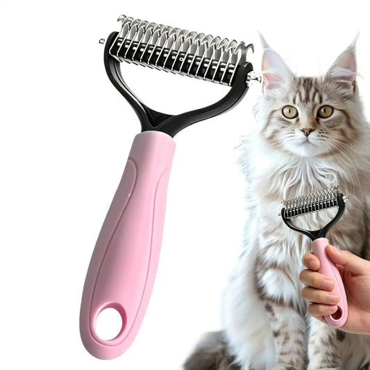 Dog Rake Brush Double Sided Dematting - MyPetDollar.com