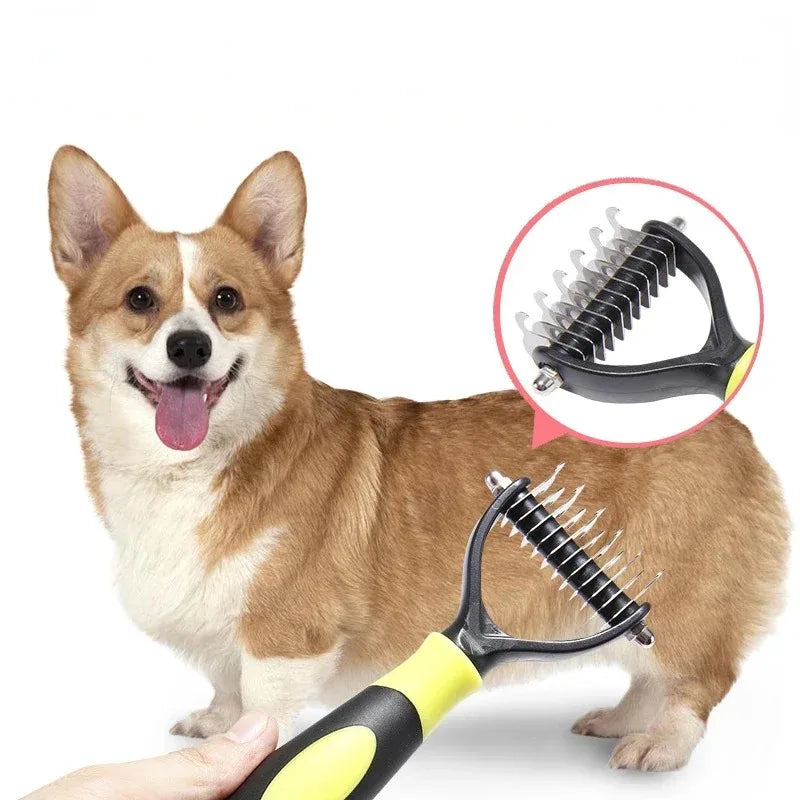 Professional Pet Deshedding Brush Dog Cat - MyPetDollar.com