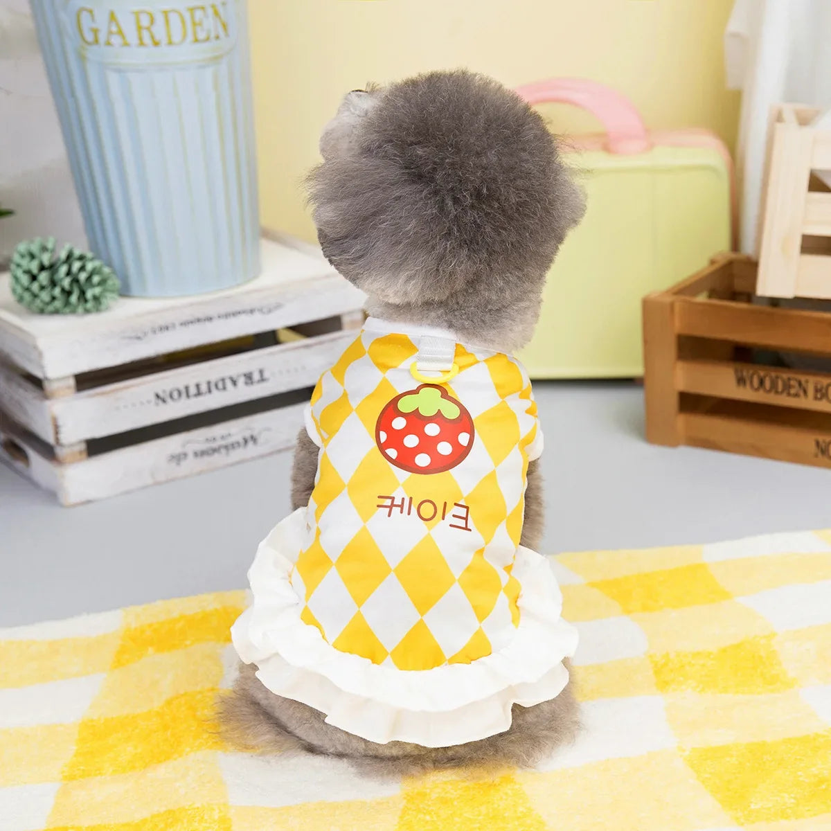 Cute Fashion Dog Clothes with Leash Hole Pet - MyPetDollar.com