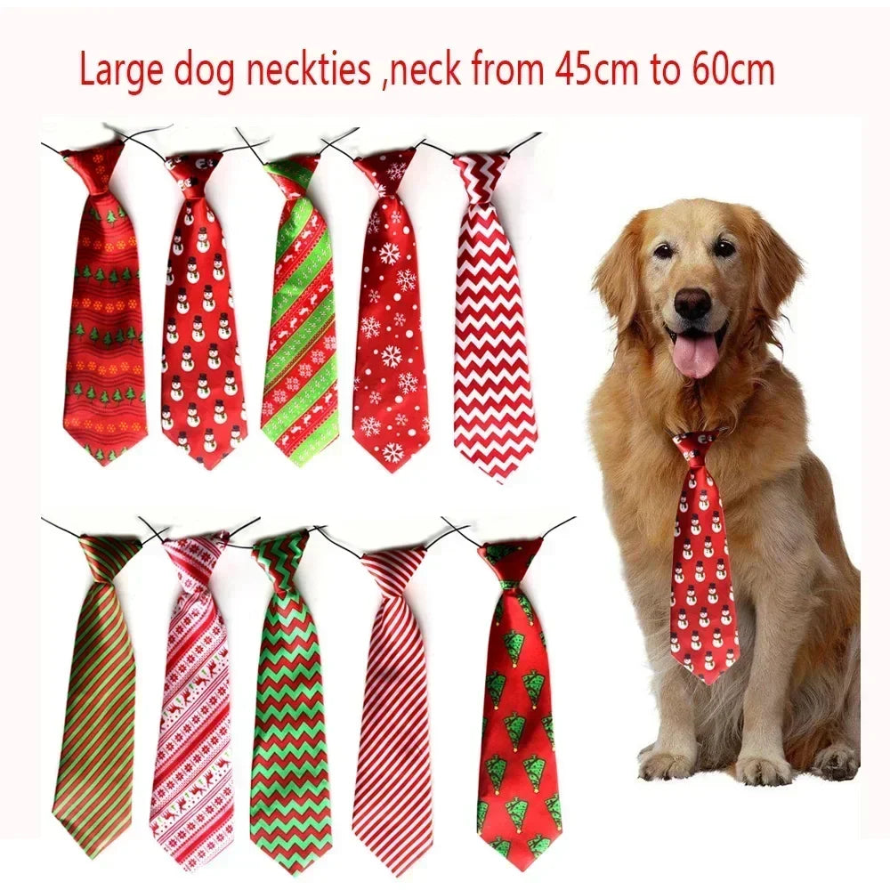Christmas Dog Bows Cat Tie Bandana Small