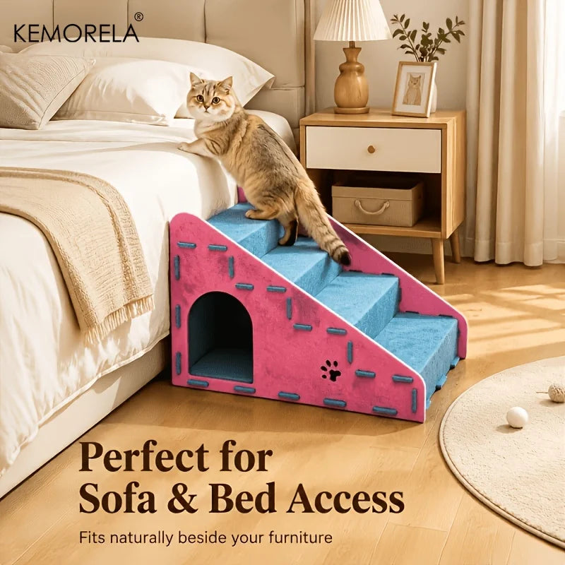 3-in-1 Cat Climbing Ladder With Cat Nest And - MyPetDollar.com