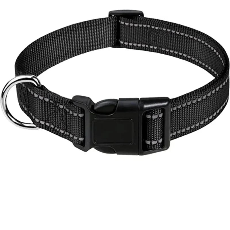 1PC Reflective Dog Collar with Buckle - MyPetDollar.com