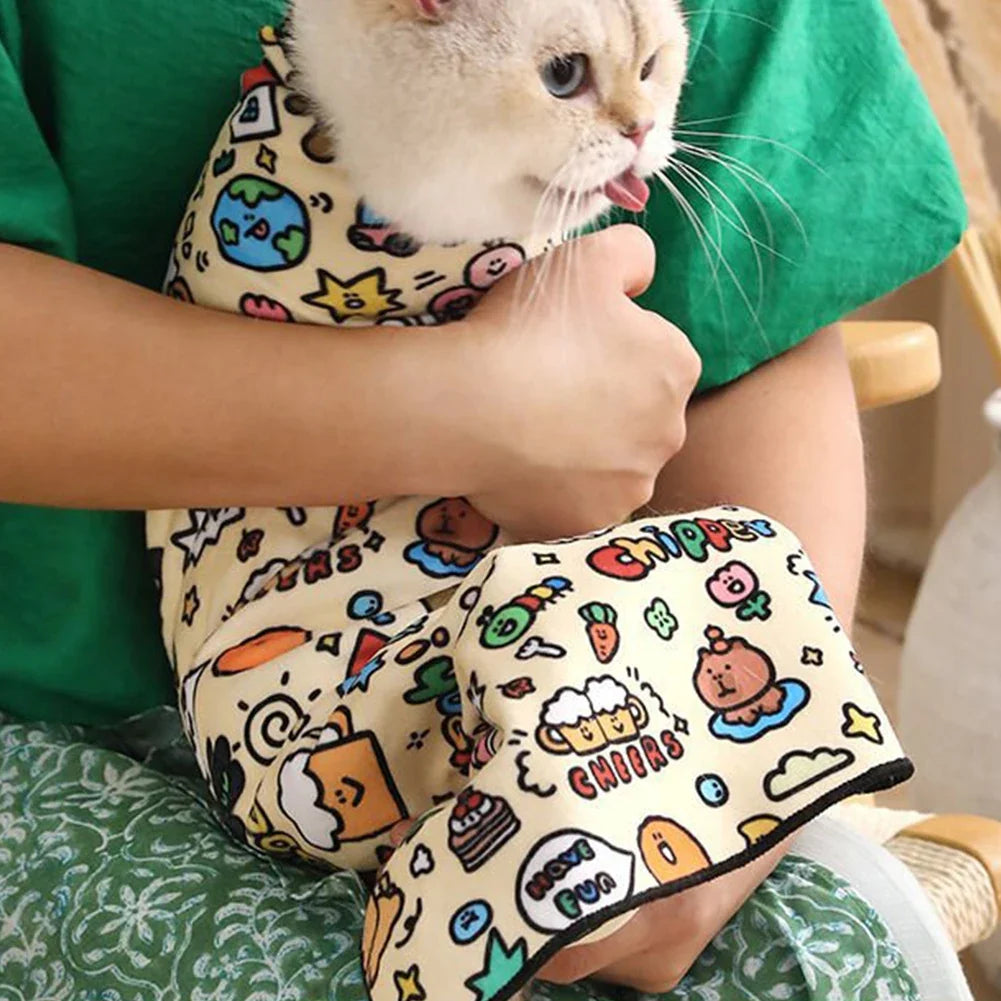 Cat Grooming Wrap Self-Adherent Cat - MyPetDollar.com