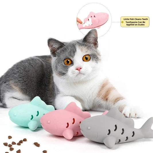 Interactive Fish Cat Dog Toy Indoor Bite - MyPetDollar.com