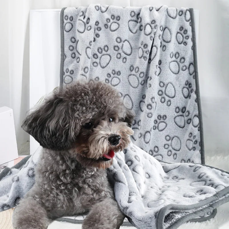 Pet Blanket Ultra-soft Fluffy Printed Mat - MyPetDollar.com