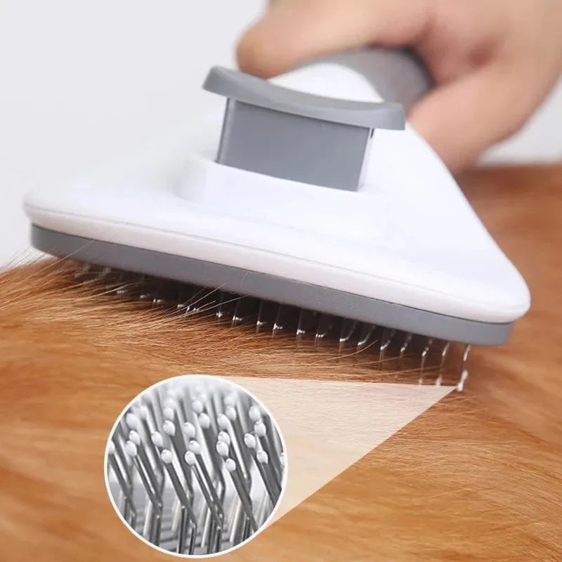 Pet Dog Brush Cat Comb Self Cleaning Pet - MyPetDollar.com