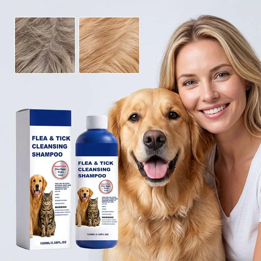 100ml Pet Flea & Tick Cleansing Shampoo - MyPetDollar.com