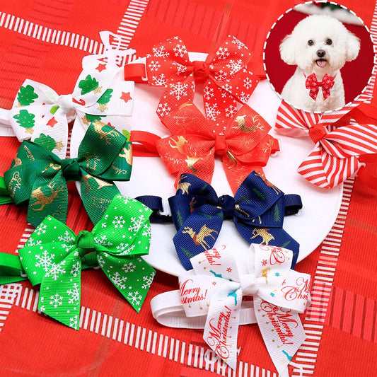 30pcs Pet Dog Bowties For Christmas - MyPetDollar.com