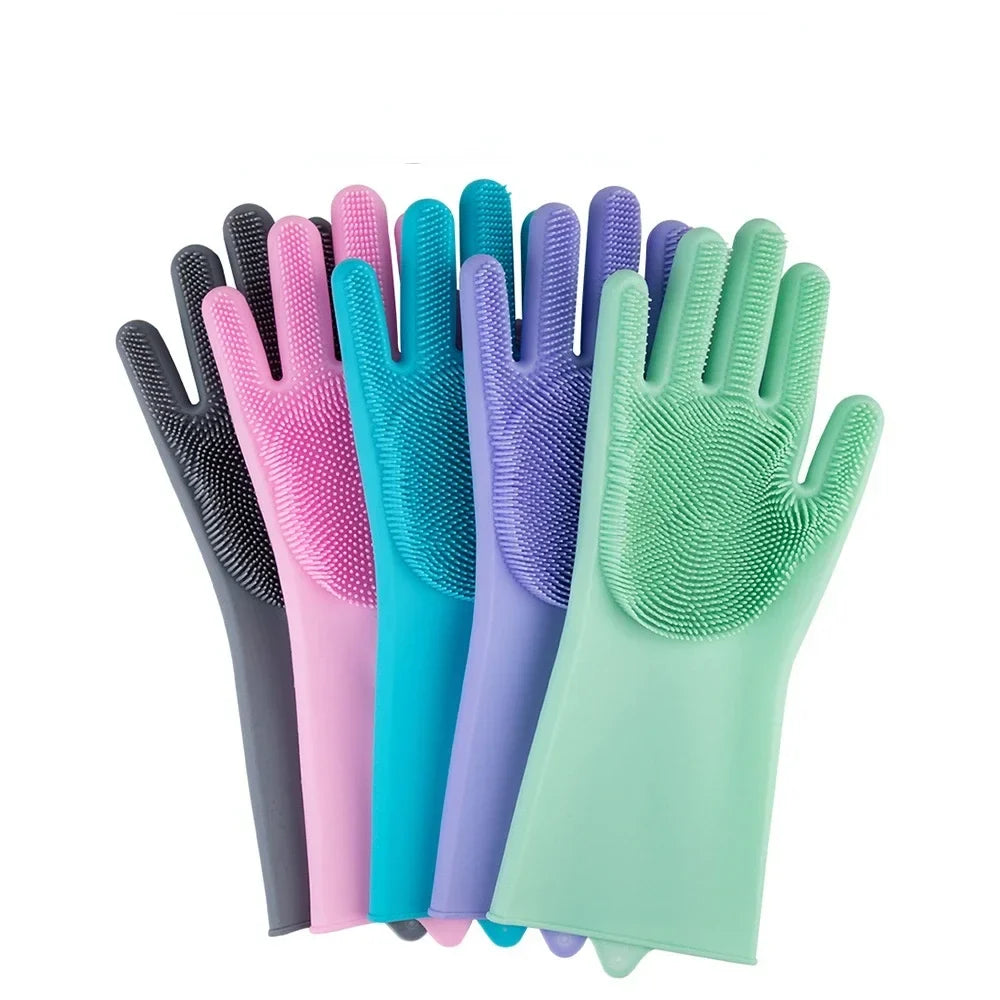 Pet Grooming Cleaning Gloves Dog Cat Bathing - MyPetDollar.com