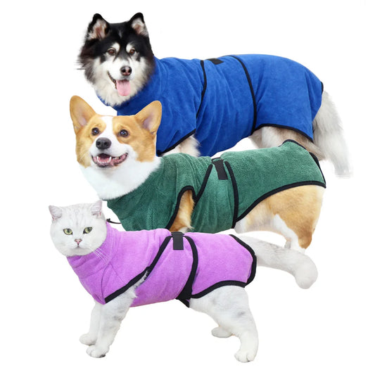 Fast Drying Towel with Adjustable Collar and - MyPetDollar.com