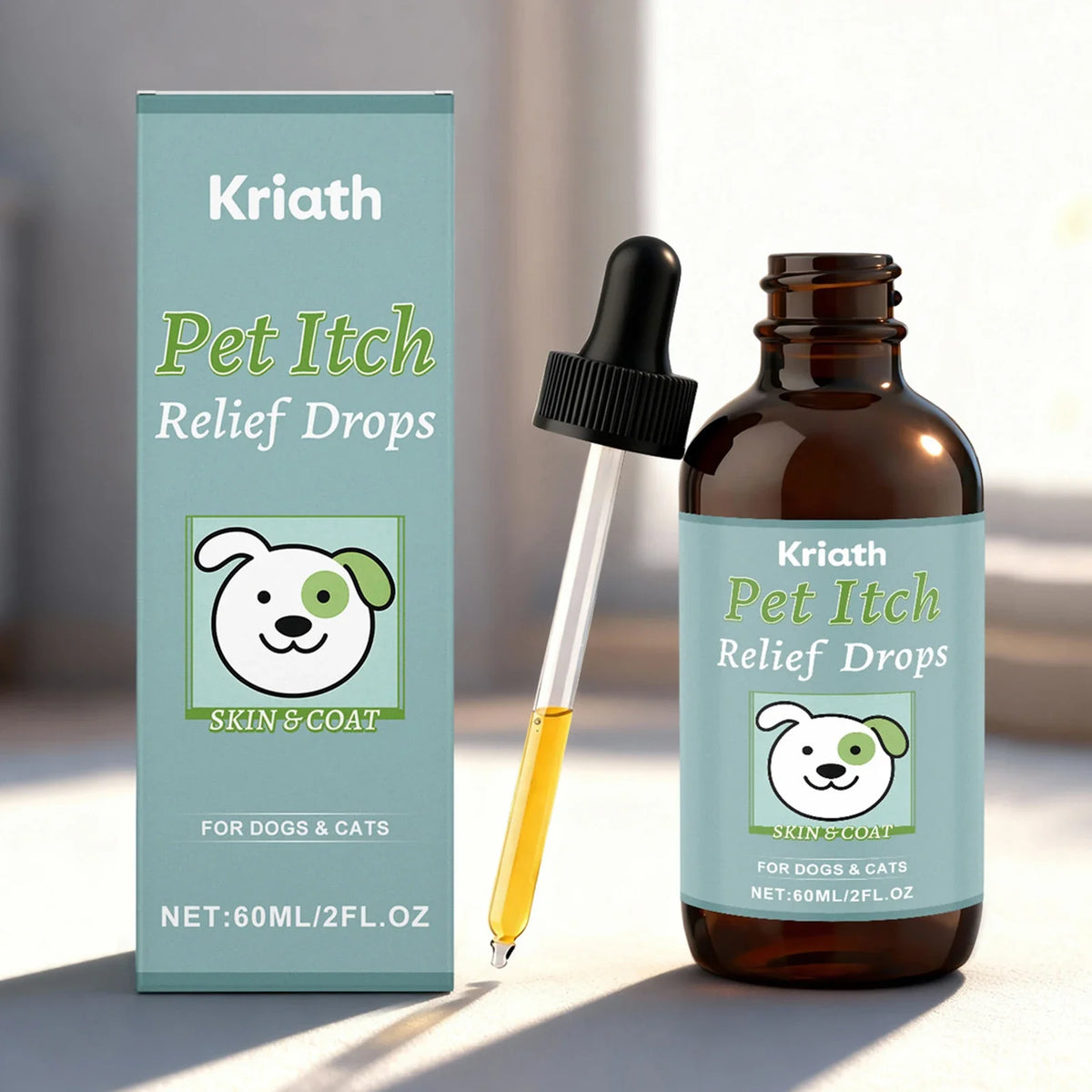 Pet Collagen Drops For Dry Itchy Skin Dog - MyPetDollar.com