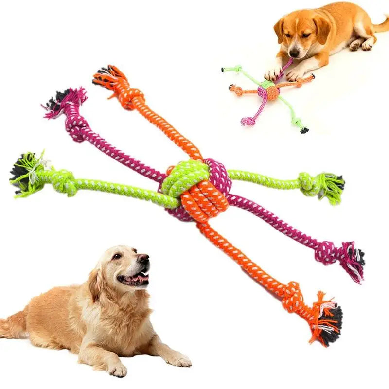 Durable Bite-Resistant Interactive Knot Toy - MyPetDollar.com