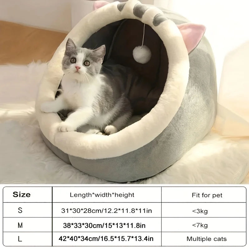 Cute And Soft Cat House Super Cat Bed Warm - MyPetDollar.com