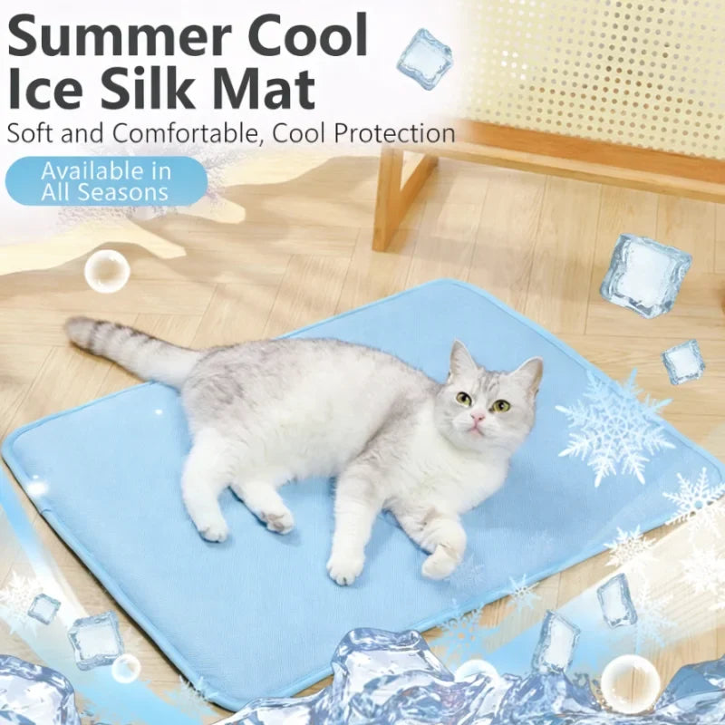 Extra Large Dog Cooling Mat Summer Pet Cold - MyPetDollar.com