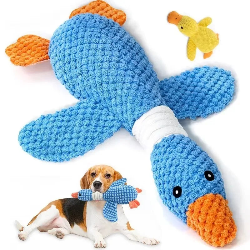 Durable Pet Plush Toy Dog Calming Duck Companion Sleeping